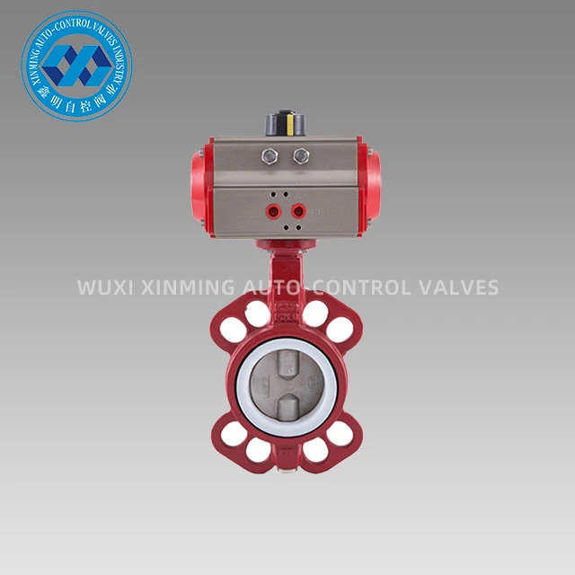 Penumatic Actuator 연성 철 웨이퍼 버터 플라이 밸브