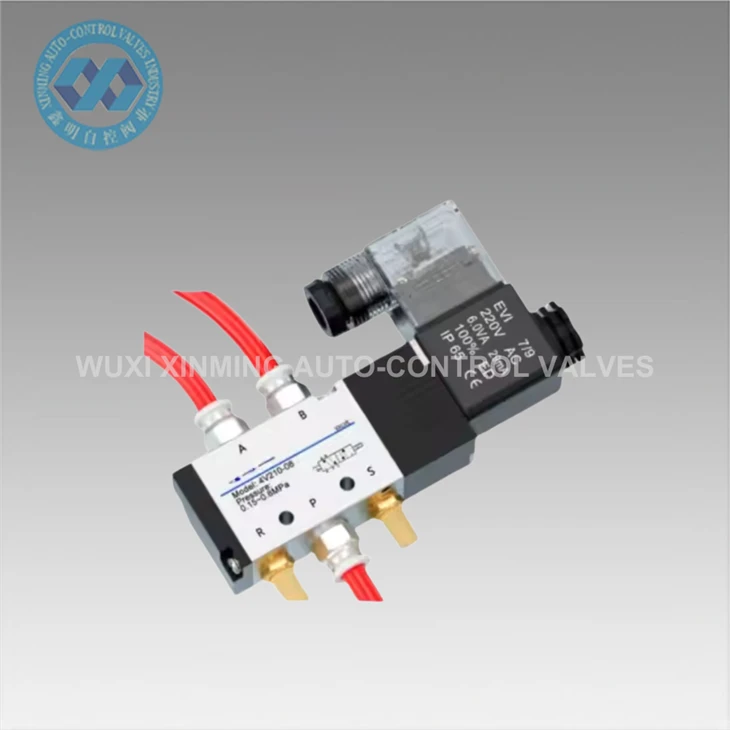 알루미늄 합금 공압 솔레노이드 밸브 52 AC220V 110V