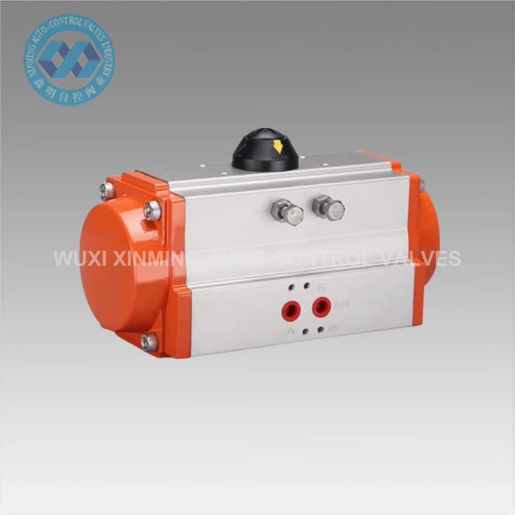 Factory Manufacturing Pneumatic Piston Actuators Aluminum Alloy Rotary Valve At Series Pneumatic Actuators