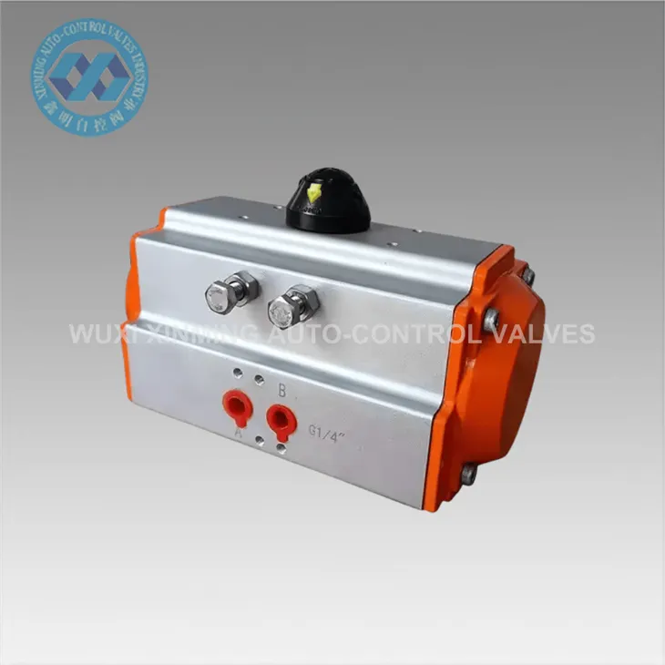 Quarter Turn Air Actuator For Ball/butterfly Valve Double Acting Pneumatic Rotary Actuator