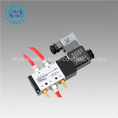 알루미늄 합금 공압 솔레노이드 밸브 52 AC220V 110V