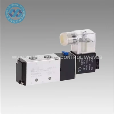 공압 솔레노이드 밸브 5 웨이 2- 위치 제어 에어 12V 24V 220V